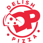 Delish pizza company logo