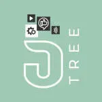 5 tree Digital company icon